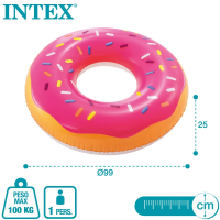 ราคา แพเป่าลม ของแท้ แพเป่าลมตัวใหญ่ ยี่ห้อ INTEX แพน้องเป็ด สีรุ้ง แพปลาเบสเวย์ (21626063114)