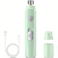 ราคา CARING PETS 2สปีดครับ เครื่องบดเล็บสุนัขไฟฟ้า ไม่เจ็บปวดไม่เจ็บปวด USB ชาร์จได้ กรรไกรตัดเล็บสัตว์เลี้ยง เครื่องมือบดกรูมมิ่งอุ้งเท้าสัตว์เลี้ยง ปลอดภัยและปลอดภัย ที่เล็มเล็บสัตว์เลี้ยง บ้านในบ้าน (22