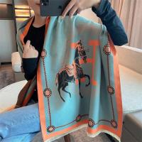 ราคา ผ้าพันคอแคชเมียร์แฟชั่นผู้หญิงใหม่ล่าสุดผ้าคลุมไหล่ยาวผ้าแคชเมียร์เทียม H ม้าผ้าพันคอผ้าไหมผ้าคลุมไหล่กันแดดสำหรับผู้หญิง9201 obk (20310719789)