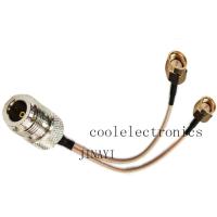 ราคา N Female to 2 SMA Male Connector RF RG316 Pigtail Y Extension Cable 10 15 20 30 50cm 1m (6372618412)