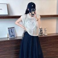 ราคา เสื้อไหมพรม ลายหัวใจด้านหน้า ผ้านิ่มยืดได้ Y112 (21987102093)