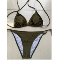 ราคา ชุดว่ายน้ำแบบผูกคอโชว์แผ่นหลังเซ็กซี่ ชุดบิกินี่วินเทจแฟชั่นผูกเอว2ชิ้น ทูพีชใส่สบายเอวสูงเข้ารูปพร้อมส่งทั่วไทย (16031800760)