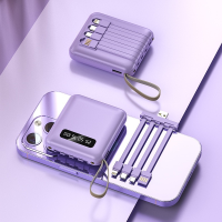 ราคา ส่งฟรีถูกชัวร์10000mAh power bank mini fast charging LED digital display portable dual port input and output power bank (21425169757)