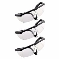 ราคา แว่นเซฟตี้ช่าง แว่นตา แว่นกันลม แว่นกันฝุ่นละอองสะเก็ตไฟ แว่นตานิรภัย กันแก๊สน้ำตา คละสี 3 ชิ้น (105129005)