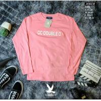 ราคา เสื้อยืด แขนยาว งานปัก CC DOUBLE O ทรงตรง ใส่ได้ทั้งช ญ S M L XL (21526457267)