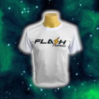 ราคา เสื้อยืดสกรีนลาย FLASH มี3สีขาว ดำ เหลือง ผ้าไมโครโพลีเอสเตอร์ ผ้าดีนุ่มลื่น แห้งไว ไม่อับชื้น (21963046081)