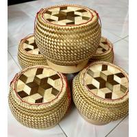 ราคา กระติบข้าว กระติบข้าวเหนียว ทรงฟักทอง กระติบข้าวสวยงาม สินค้าOtopจ ยโสธร ร้านคละสีให้ (22056650539)