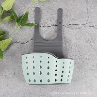 ราคา อ่างสองหลุมแบบหนาสำหรับห้องครัวถุงแขวนพลาสติกตะกร้าแขวนเก็บของระบายน้ำที่เก็บกระเช้าชั้นวางที่เก็บกระเช้า (22108306617)