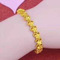 ราคา สร้อยข้อมือคู่รักทำจากทองแดงชุบด้วยสร้อยข้อมือทอง24K สร้อยข้อมืออัญมณีความรักอเนกประสงค์ของผู้หญิง (22099231244)
