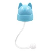 ราคา ฝาหลอดหัดดูดรูปแบบแมว พร้อมสายดูดลูกตุ้ม ฝาเด้ง คอกว้าง กันสำลัก ใช้กับขวดคอกว้างพีเจ้นได้ พร้อมส่ง (12427171222)