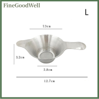 ราคา FineGoodWell ที่กรองชาเหล็กกล้าไร้สนิมปรับตัวกรองกรวยใบเครื่องชงชาแบบตาข่าย (22038102390)