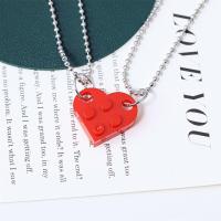 ราคา สร้อยคอรูปหัวใจแตกแบบใหม่2ชิ้น เซ็ตเพื่อนกันตลอดไปพร้อมจี้คริสตัลสีแดงสีน้ำเงินแบบฝัง (21913134699)