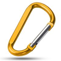 ราคา Momopersara คาราไบเนอร์ คาราบิเนอร์อะลูมิเนียม คาราบิเนอร์ ตะขอ carabiner D Shape 8 รูปตัวDขนาด 8 CM ตะขอแขวน (19493590236)