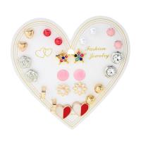 ราคา เครื่องประดับต่างหูพลอยเทียมจำลองสำหรับผู้หญิงต่างหูตุ้มหูผลไม้มะนาว12คู่ ชุดขายส่งรูปดาวพระจันทร์โบว์ติดมุกรูปดาว (21675116928)
