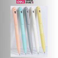 ราคา ปากกาเจล Deli ปากกา หมึกสีดำ ปากกาแบบกด ขนาดเส้น 0 5mm คละสี 1แท่ง เครื่องเขียน อุปกรณ์สำนักงาน พร้อมส่ง (22072800367)