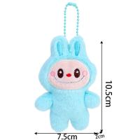 ราคา พวงกุญแจตุ๊กตาอะนิเมะ Labubu สำหรับกุญแจรถกล่องทึบของเล่นตุ๊กตามอนสเตอร์กระต่าย Labubu อุปกรณ์เสริมพวงกุญแจอนิเมะพวงกุญแจกระเป๋าเครื่องประดับ (22200460114)