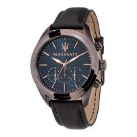 ราคา 2 Years Warranty Maserati TRAGUARDO Brown Chronograph 45mm Mens Watch R8871612008 (7103084037)