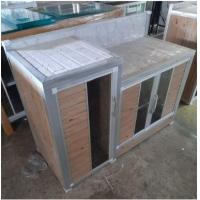 ราคา ตู้ครัวอลูมิเนียม วางเตาแก๊สพร้อมเก็บถัง 120 CM (20552922079)