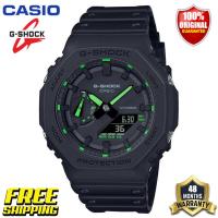 ราคา ต้นฉบับ G Shock GA2100 ผู้ชายกีฬานาฬิกาคู่แสดงเวลา 200 เมตรกันน้ำกันกระแทกเวลาโลก LED แสงอัตโนมัติรับประกัน 4 ปี GA 2100 1A4 100 ใหม่แท้ (21559392441)