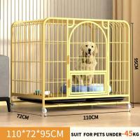 ราคา Petorldog กรงสุนัข กรงสุนัขใหญ่ เหมาะสำหรับสุนัข แมว และกระต่าย คอกสุนัข กรงหมา กรงเหล็กถอดได้ กรงเหล็กมีถาดรองรับ กรงแมวแบบใหญ่ คอกแมว มี 4 ขนาด (21470996280)