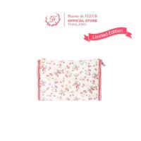 ราคา NEW Arrival Maison De FLEUR Strawberry Print Square Pouch (21803709532)