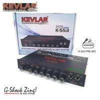 ราคา KEVLAR เครื่องเสียงรถยนต์ ปรีแอมป์ ปรีไมค์ คาราโอเกะ Mic karaoke 2ช่อง Mp3 in KEVLAR รุ่น K 553 (1369894290)
