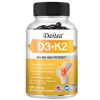 ราคา Daitea Vitamin D3 อาหารเสริมพร้อมวิตามิน K2 เพื่อสุขภาพกระดูก เสริมสร้างกล้ามเนื้อหัวใจ สนับสนุนระบบภูมิคุ้มกัน (21470462178)