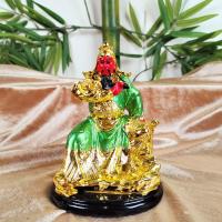 ราคา ต้าซานขอแนะนำ เทพเจ้ากวนอูปางนั่งบัญชาการ จับหนวด หนวดเรซิ่น รุ่น 6 นิ้ว ขนาดเล็ก ง่ายต่อการจัดวาง (12860384964)