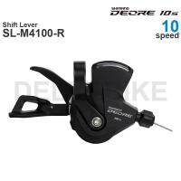 ราคา SHIMANO DEORE M4100 10 Speed Shifter SL M4100 R คันเกียร์ขวา Clamp Band 10 Speed ชิ้นส่วนเดิม (21420136273)
