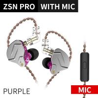 ราคา ใหม่ KZ ZSN Pro 1ba 1dd KZ ไฮบริดหูฟังไมโครโฟนชุดหูฟังลำโพงหูฟังไฮไฟในหูตรวจสอบหูฟังหูฟังสำหรับ KZ ZS10 as10 zst (2412296304)