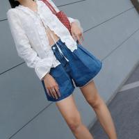 ราคา NAKED BOX Denim Shorts กางเกงยีนส์ขาสั้น (22337885648)