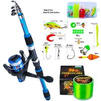 ราคา คันเบ็ดและรอกตกปลา 1 8 ม คันเบ็ดพร้อมรอกตกปลาและอุปกรณ์ตกปลา รอกตกปลาครบชุดพร้อมสายสำรองแล้ว (21279609929)