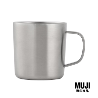 ราคา มูจิ แก้วน้ำสแตนเลส MUJI Stainless Mug Silver 490ML (22237679161)