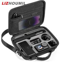 ราคา LIZHOUMIL Portable Carrying Case Camera Protective Case Travel Box Storage Bag Compatible For DJI Action 3 Action 4 Cameras Accessories (21908385378)
