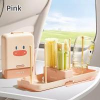 ราคา Travel Infant Silicone Bottle Brush Set Baby Bottle Brush Set with Silicone Gift for New Moms (21983186417)
