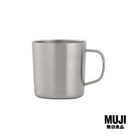 ราคา มูจิ แก้วน้ำสแตนเลส MUJI Stainless Mug Silver 380ML (22237657316)