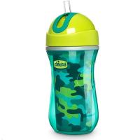 ราคา USA แก้วหัดดูด Chicco เก็บความเย็น เทไม่หก แบบหลอด Insulated Straw Trainer 9oz 12m ขวดน้ำ ถ้วยหัดดื่ม กระติกน้ำ (19563909762)