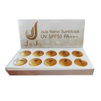 ราคา ครีมกันแดดจ๊ะจ๋า Jaja Nano Sunblock ยกกล่อง 10ชิ้น (13683737896)