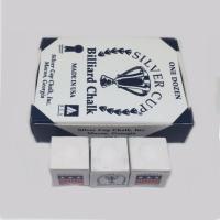 ราคา Silver Cup Chalk ชอล์กฝนหัวคิวซิลเวอร์คัพสีขาว กล่อง 12 ก้อน Billiard Chalk White Box 12 Pieces (127867331)