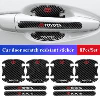 ราคา 8ชิ้น ชุดที่จับประตูรถชามด้านในกันสติกเกอร์รอยขีดข่วนฝาครอบมือจับประตูรถป้องกันชามด้านในป้องกันสติกเกอร์รอยขีดข่วนสำหรับโคโรลล่า Vios Camry ฟอร์จูนเนอร์อินโนว่า Hilux Yaris Revo (22237123106)