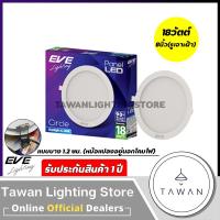 ราคา EVE โคมไฟดาวไลท์แอลอีดีฝังฝ้า พาแนลแอลอีดี รุ่น Panel Slim แบบกลม แบบเหลี่ยม Downlight LED 6W 9W 12W 15W 18W (21628500255)