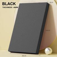 ราคา FZIPUA เอ็นบีอาร์ แป้นการทรงตัว NBR สีม่วงสีดำ ความหนาแน่นสูง เสื่อโยคะ ทนทานต่อการใช้งาน แผ่นรองโยคะ (21786485548)