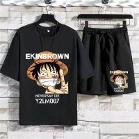 ราคา GWIT เสื้อยืดผู้ชาย ผู้ชายยืด ชุดเซท ชุดเซทผู้ชาย 2 ชิ้น เสื้อยืดคอกลม กางเกงขาสั้น 2 สี ดำ ขาว ชุดลำลองผู้ชาย (21930867238)