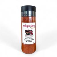 ราคา พริกป่นละเอียด ไม่ผสมก้าน เผ็ดมากคั่วเตาฟืนพริกขี้หนูป่น เผ็ดมาก 200 g กลมดำ (21818429988)