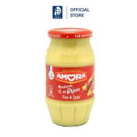 ราคา AMORA Dijon Mustard อโมรา ดิจองมัสตาร์ด นำเข้าจากฝรั่งเศส ขนาด 430ml (22190644607)