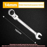 ราคา ประแจปากตาย ประแจแหวนข้าง 8 19mm 6 8 piece combination wrench set 8 to 19mm dual purpose wrench set (22273040896)