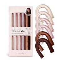 ราคา Kitsch Heatless Hair Curler Satin Covered Heatless Hair Curlers for Overnight Curls Flexi Rods for Heatless Curls No Heat Hair Curlers to Sleep In Curling Rod Curlers for Short Hair 6pcs (21680294376)