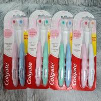 ราคา แพ็คคู่ 2 ด้าม Colgate Cushion Gentle Clean Toothbrush แปรงสีฟัน คอลเกต คละสี (16270647581)