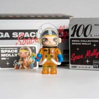ราคา Pop Mart MOLLY100 Series MEGA ฟิกเกอร์นักบินอวกาศ ความลึกลับสูง (21979487601)