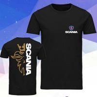 ราคา เสื้อยืดคอกลม แขนสั้น พิมพ์ลายรถจักรยานยนต์ Scania ระบายอากาศ แฟชั่นสําหรับผู้ชาย (20909704794)